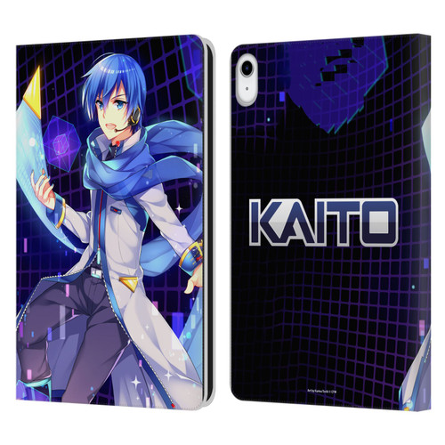 Hatsune Miku Characters Kaito Leather Book Wallet Case Cover For Apple iPad 10.9 (2022)