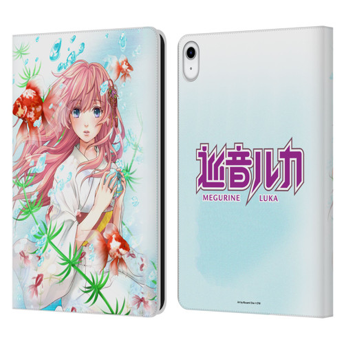 Hatsune Miku Characters Megurine Luka Leather Book Wallet Case Cover For Apple iPad 10.9 (2022)