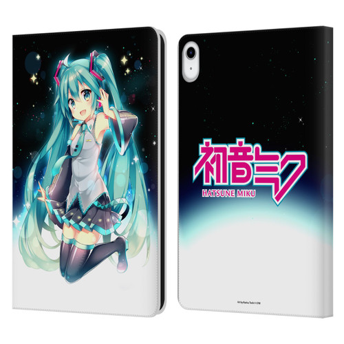 Hatsune Miku Graphics Night Sky Leather Book Wallet Case Cover For Apple iPad 10.9 (2022)