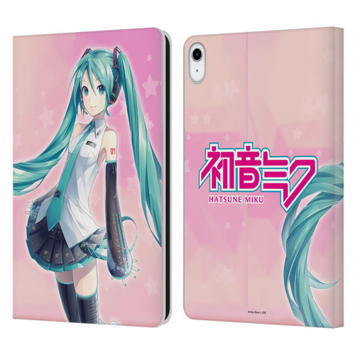 Hatsune Miku Graphics Star Leather Book Wallet Case Cover For Apple iPad 10.9 (2022)