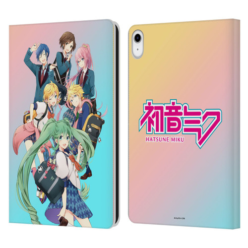 Hatsune Miku Virtual Singers High School Leather Book Wallet Case Cover For Apple iPad 10.9 (2022)