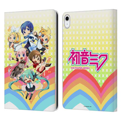 Hatsune Miku Virtual Singers Rainbow Leather Book Wallet Case Cover For Apple iPad 10.9 (2022)