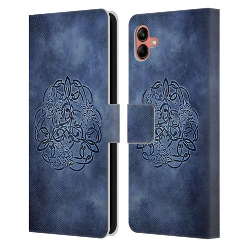 Brigid Ashwood Celtic Wisdom Knot Raven Leather Book Wallet Case Cover For Samsung Galaxy A04 (2022)