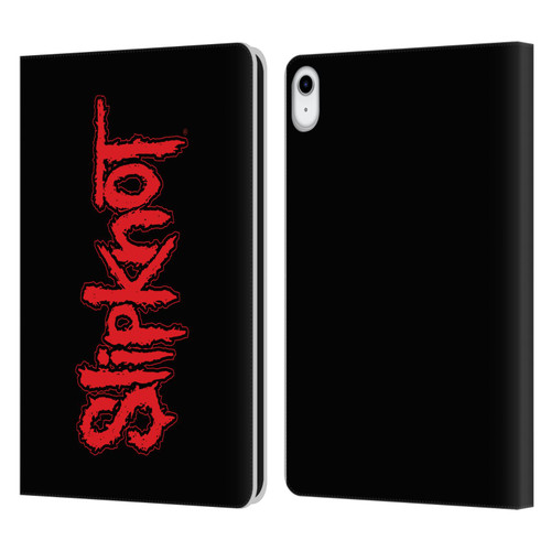 Slipknot Key Art Text Leather Book Wallet Case Cover For Apple iPad 10.9 (2022)