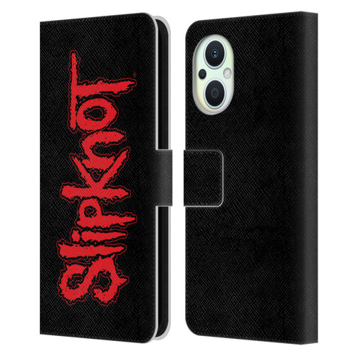 Slipknot Key Art Text Leather Book Wallet Case Cover For OPPO Reno8 Lite
