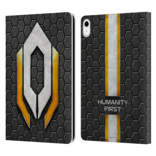 EA Bioware Mass Effect Graphics Cerberus Logo Leather Book Wallet Case Cover For Apple iPad 10.9 (2022)