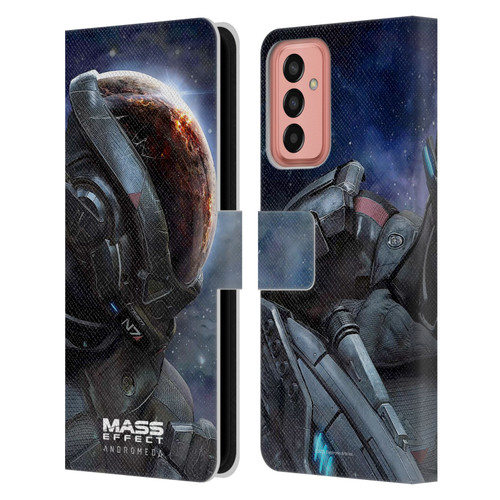 EA Bioware Mass Effect Andromeda Graphics Key Art 2017 Leather Book Wallet Case Cover For Samsung Galaxy M13 (2022)