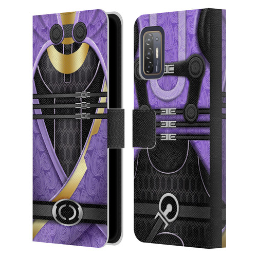 EA Bioware Mass Effect Armor Collection Tali'Zorah nar Rayya Leather Book Wallet Case Cover For HTC Desire 21 Pro 5G