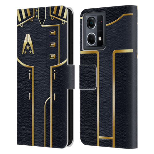 EA Bioware Mass Effect Armor Collection Officer Leather Book Wallet Case Cover For OPPO Reno8 4G