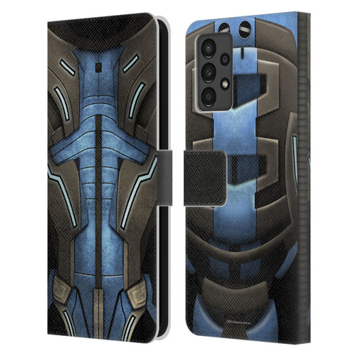 EA Bioware Mass Effect Armor Collection Garrus Vakarian Leather Book Wallet Case Cover For Samsung Galaxy A13 (2022)