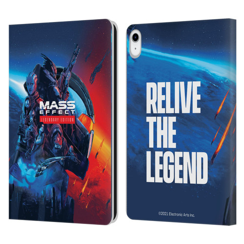 EA Bioware Mass Effect Legendary Graphics Key Art Leather Book Wallet Case Cover For Apple iPad 10.9 (2022)