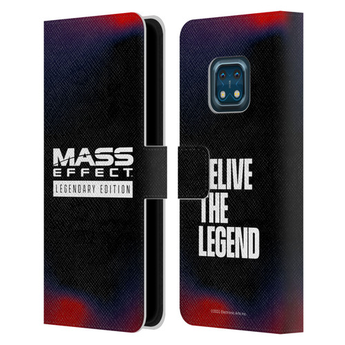 EA Bioware Mass Effect Legendary Graphics Logo Leather Book Wallet Case Cover For Nokia XR20