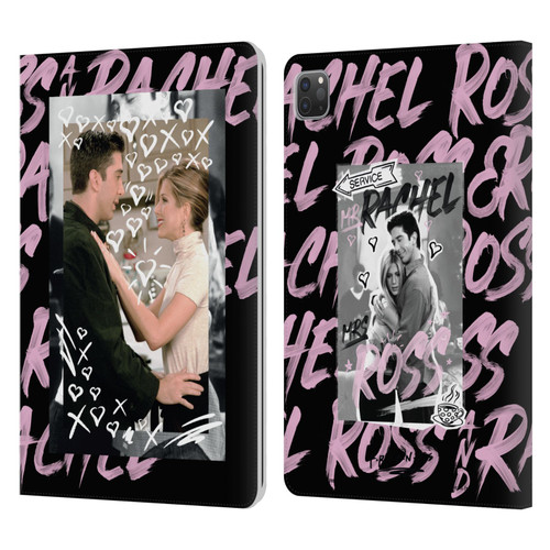 Friends TV Show Doodle Art Ross And Rachel Leather Book Wallet Case Cover For Apple iPad Pro 11 2020 / 2021 / 2022
