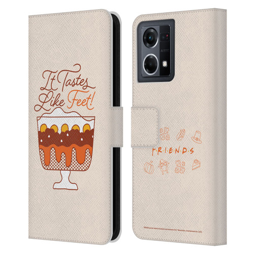 Friends TV Show Key Art Tastes Like Feet Leather Book Wallet Case Cover For OPPO Reno8 4G