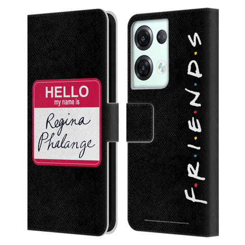 Friends TV Show Key Art Regina Phalange Leather Book Wallet Case Cover For OPPO Reno8 Pro
