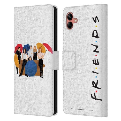 Friends TV Show Key Art Logo Opening Sequence Leather Book Wallet Case Cover For Samsung Galaxy A04 (2022)