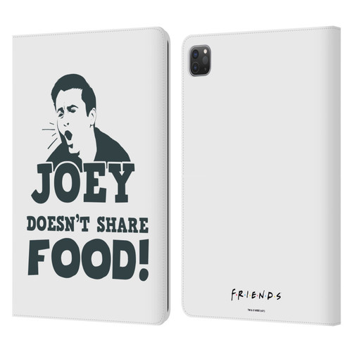 Friends TV Show Quotes Joey Food Leather Book Wallet Case Cover For Apple iPad Pro 11 2020 / 2021 / 2022