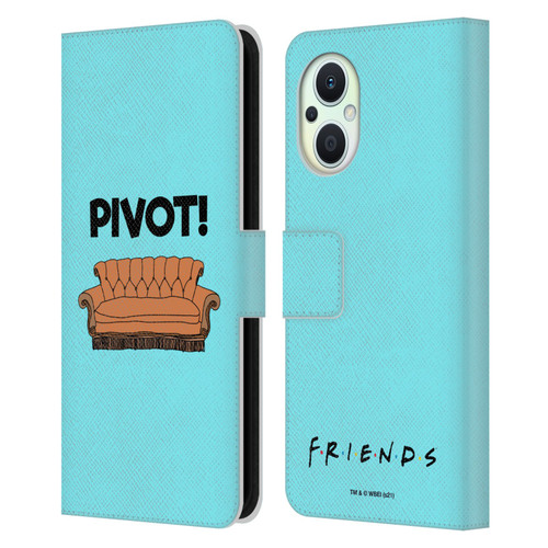 Friends TV Show Quotes Pivot Leather Book Wallet Case Cover For OPPO Reno8 Lite