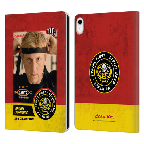 Cobra Kai Graphics 2 Johnny Lawrence Karate Leather Book Wallet Case Cover For Apple iPad 10.9 (2022)