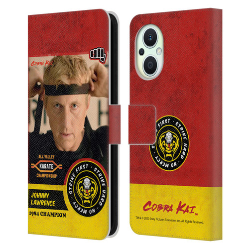 Cobra Kai Graphics 2 Johnny Lawrence Karate Leather Book Wallet Case Cover For OPPO Reno8 Lite