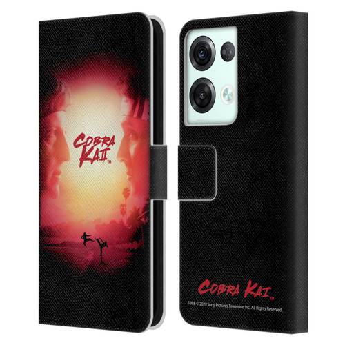 Cobra Kai Graphics 2 Season 2 Poster Leather Book Wallet Case Cover For OPPO Reno8 Pro
