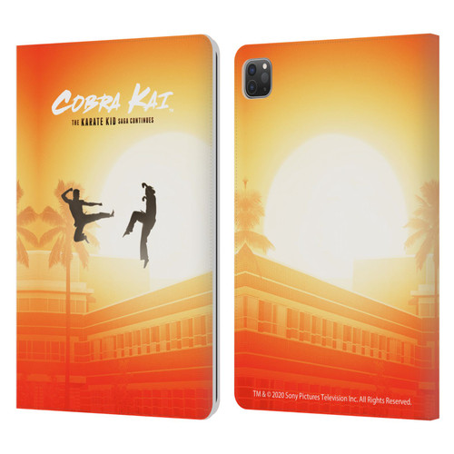 Cobra Kai Graphics Karate Kid Saga Leather Book Wallet Case Cover For Apple iPad Pro 11 2020 / 2021 / 2022