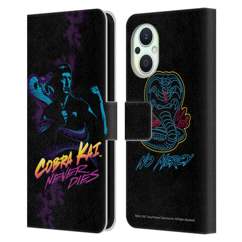 Cobra Kai Key Art Johnny Lawrence Never Dies Leather Book Wallet Case Cover For OPPO Reno8 Lite