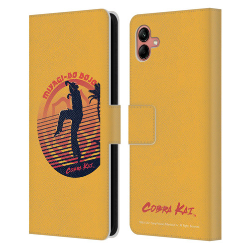 Cobra Kai Key Art Miyagi Do Logo Leather Book Wallet Case Cover For Samsung Galaxy A04 (2022)