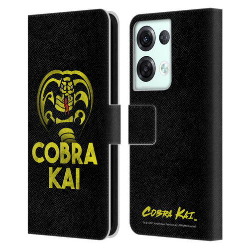 Cobra Kai Season 4 Key Art Team Cobra Kai Leather Book Wallet Case Cover For OPPO Reno8 Pro