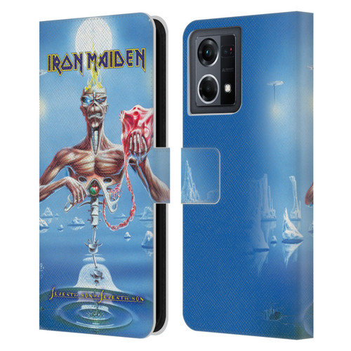 Iron Maiden Album Covers SSOSS Leather Book Wallet Case Cover For OPPO Reno8 4G