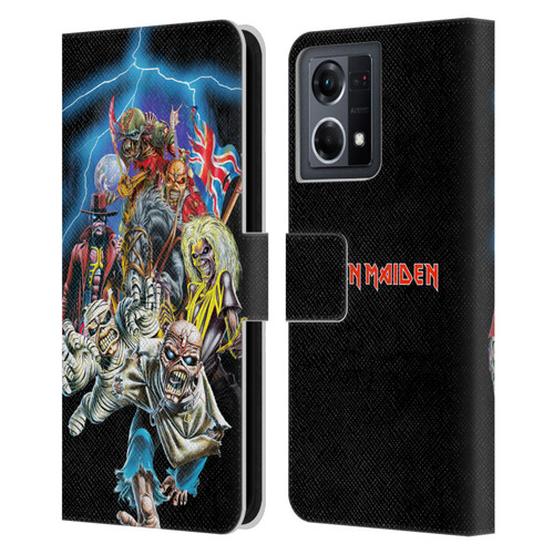 Iron Maiden Art Best Of Beast Leather Book Wallet Case Cover For OPPO Reno8 4G
