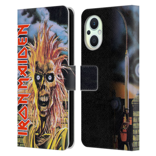 Iron Maiden Art First Leather Book Wallet Case Cover For OPPO Reno8 Lite