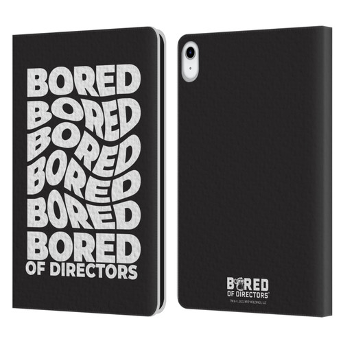 Bored of Directors Graphics Bored Leather Book Wallet Case Cover For Apple iPad 10.9 (2022)