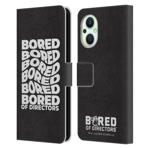 Bored of Directors Graphics Bored Leather Book Wallet Case Cover For OPPO Reno8 Lite