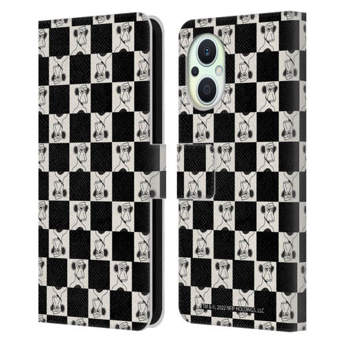Bored of Directors Graphics Black And White Leather Book Wallet Case Cover For OPPO Reno8 Lite