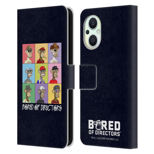 Bored of Directors Graphics Group Leather Book Wallet Case Cover For OPPO Reno8 Lite