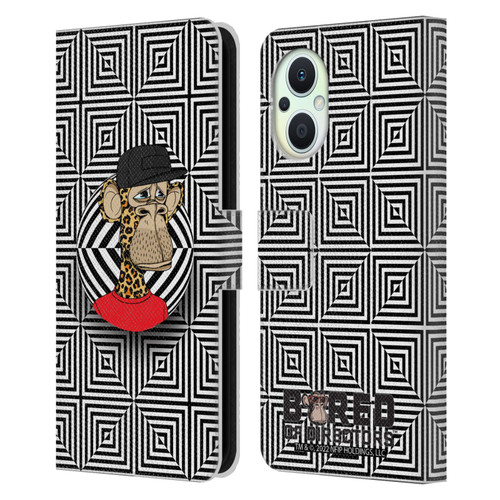 Bored of Directors Key Art APE #3179 Pattern Leather Book Wallet Case Cover For OPPO Reno8 Lite