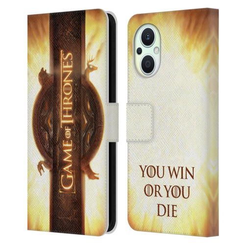 HBO Game of Thrones Key Art Opening Sequence Leather Book Wallet Case Cover For OPPO Reno8 Lite