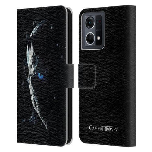 HBO Game of Thrones Season 7 Key Art Night King Leather Book Wallet Case Cover For OPPO Reno8 4G