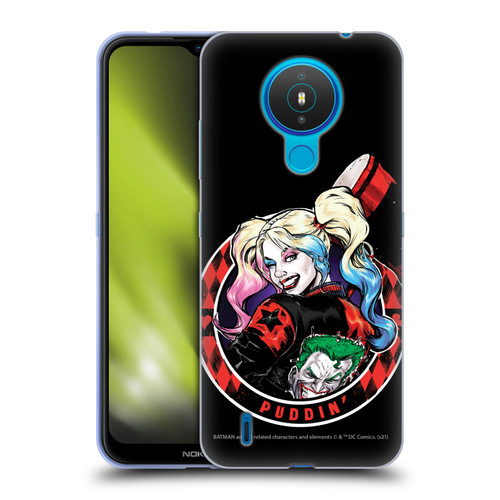 Batman DC Comics Harley Quinn Graphics Puddin Soft Gel Case for Nokia 1.4