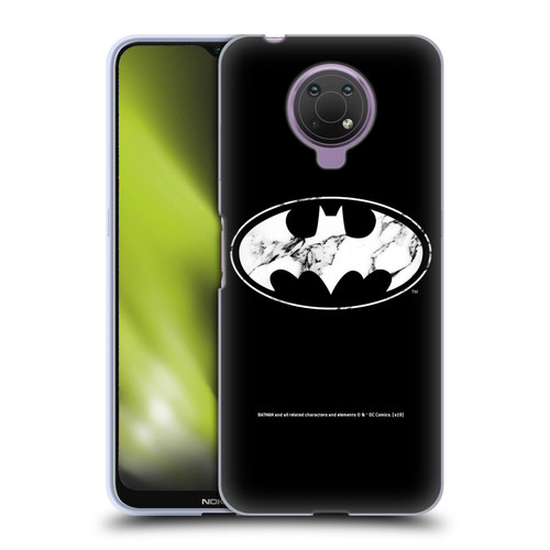 Batman DC Comics Logos Marble Soft Gel Case for Nokia G10
