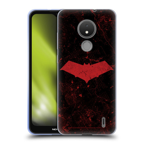 Batman DC Comics Red Hood Logo Grunge Soft Gel Case for Nokia C21