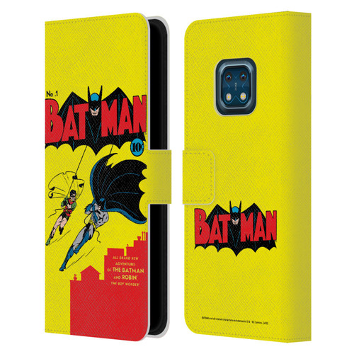Batman DC Comics Famous Comic Book Covers Number 1 Leather Book Wallet Case Cover For Nokia XR20