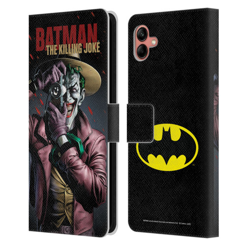 Batman DC Comics Famous Comic Book Covers The Killing Joke Leather Book Wallet Case Cover For Samsung Galaxy A04 (2022)