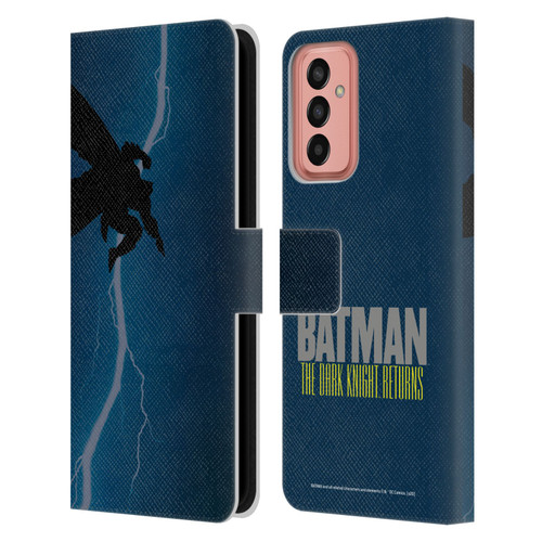 Batman DC Comics Famous Comic Book Covers The Dark Knight Returns Leather Book Wallet Case Cover For Samsung Galaxy M13 (2022)