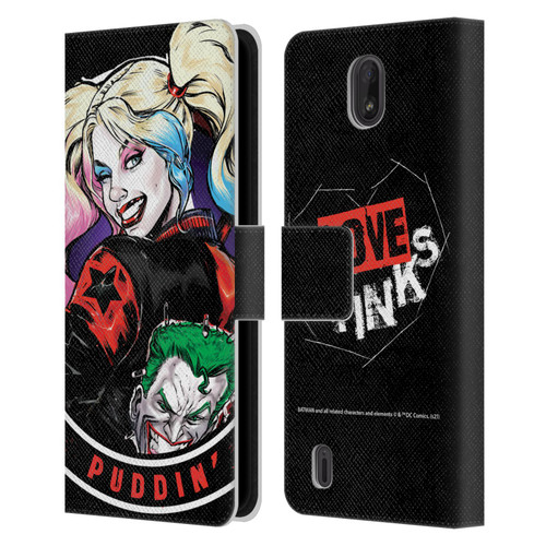 Batman DC Comics Harley Quinn Graphics Puddin Leather Book Wallet Case Cover For Nokia C01 Plus/C1 2nd Edition