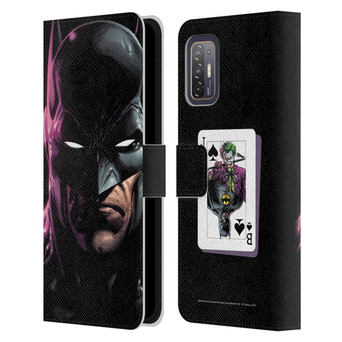 Batman DC Comics Three Jokers Batman Leather Book Wallet Case Cover For HTC Desire 21 Pro 5G