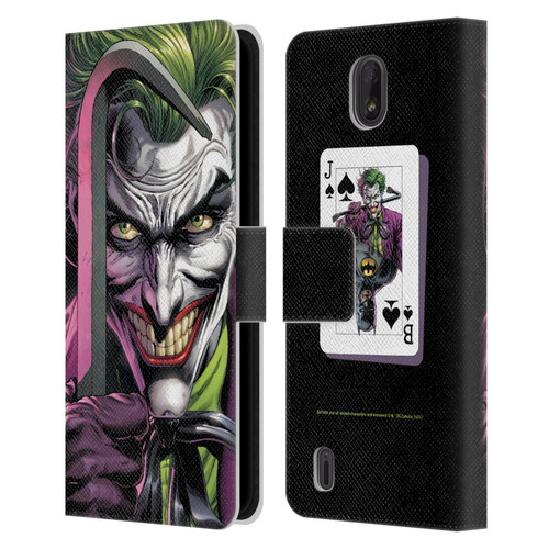 Batman DC Comics Three Jokers The Clown Leather Book Wallet Case Cover For Nokia C01 Plus/C1 2nd Edition