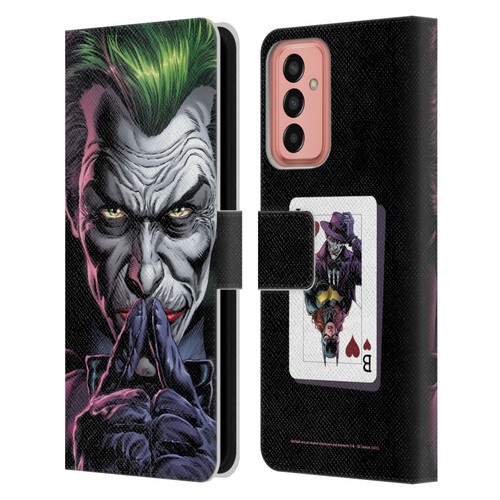 Batman DC Comics Three Jokers The Criminal Leather Book Wallet Case Cover For Samsung Galaxy M13 (2022)