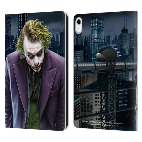 The Dark Knight Character Art Joker Leather Book Wallet Case Cover For Apple iPad 10.9 (2022)